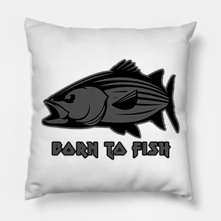 born to fish Pillow