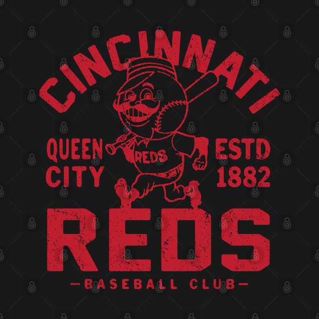 Cincinnati Reds Retro 1 by Buck Tee by Buck Tee