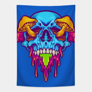 Drip Slime Skull Tapestry