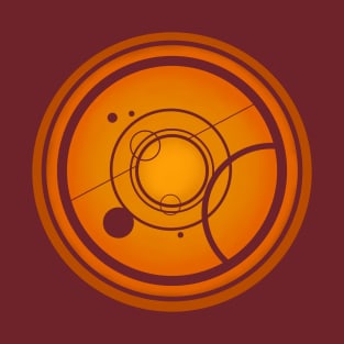 Orange Circles (Gallifreyan inspired) T-Shirt