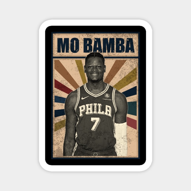 Philadelphia 76ers Mo Bamba Magnet by RobinaultCoils