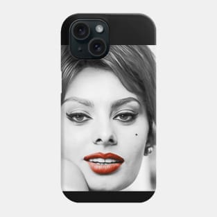 Sophia Loren 'Lips' Phone Case