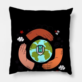 World Civil Defence Day Pillow