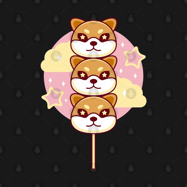 Shiba Inu Dango Kawaii by Lagelantee