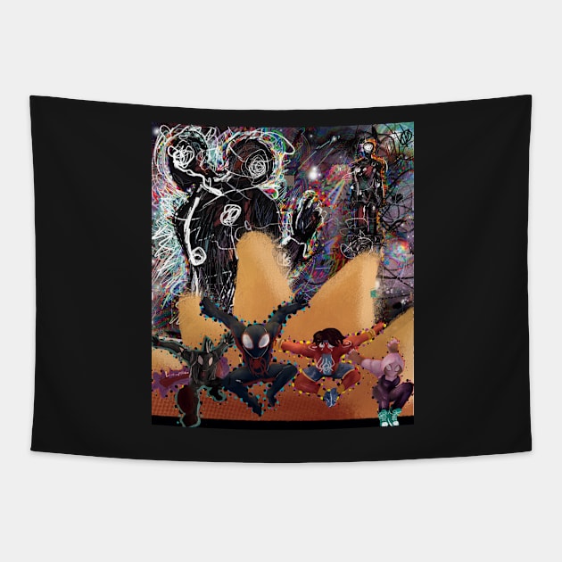 Spider Verse Tapestry by Aveetheavatar