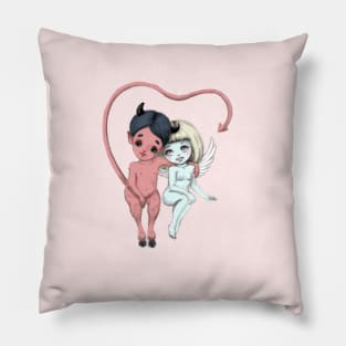 Little devil romance Pillow