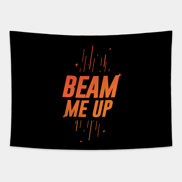 Beam Me Up Urban T-shirt Tapestry by bkls