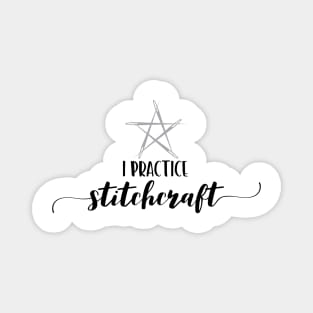 I practice stitchcraft funny needle pentagram craft Magnet