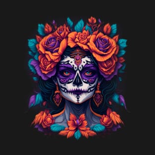 Beautiful mexican catrina T-Shirt