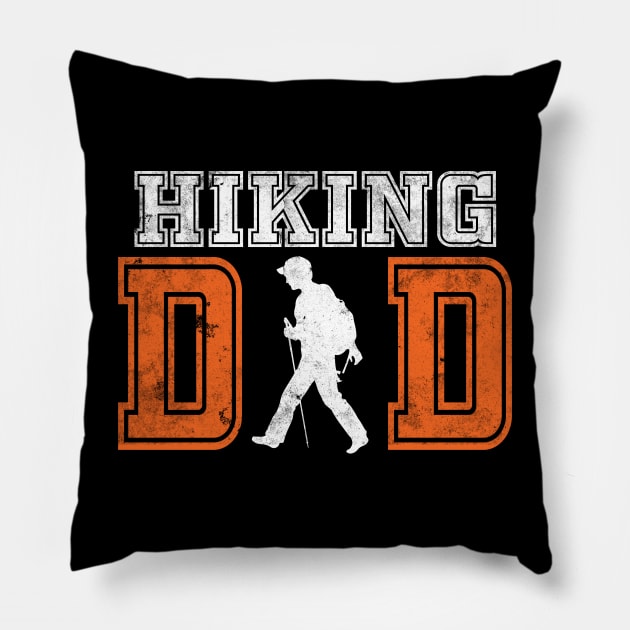 Hiking Dad Pillow by mazurprop