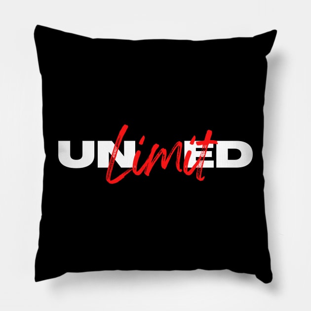 UNLIMITED Pillow by NebraCompany