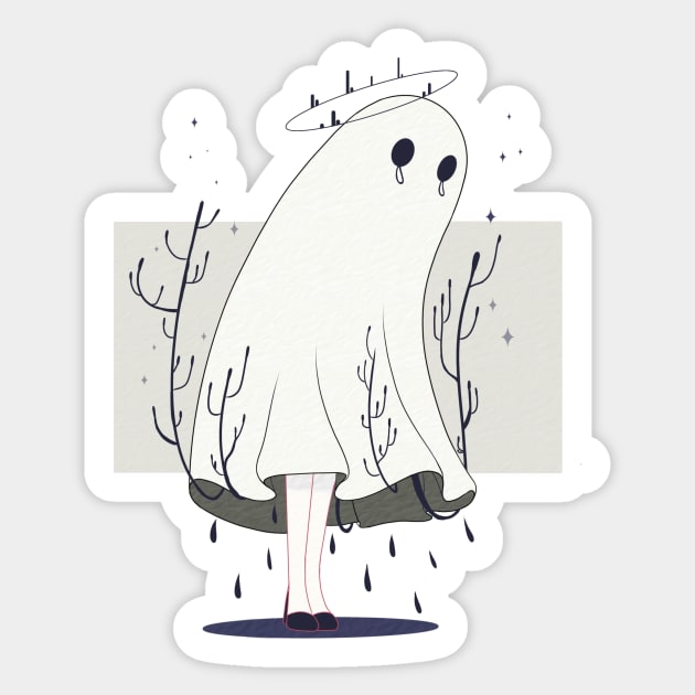 Ghost - Aesthetic - Sticker