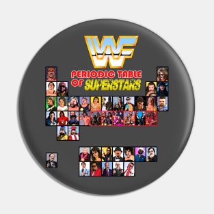 Periodic Table of Superstars Pin