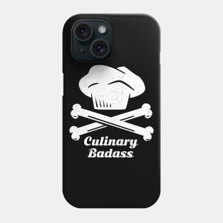 Chef Culinary Badass Hat Crossbones Phone Case