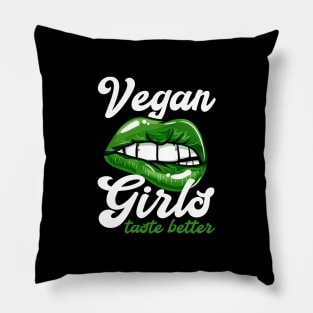 Vegan Girls Taste Better - Herbivore Gift Pillow