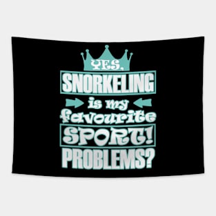 Snorkeling Underwater Corals Sea Coast Women Tapestry