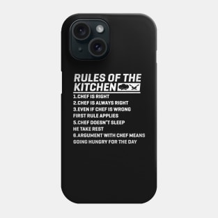 Rules of the kitchen Phone Case