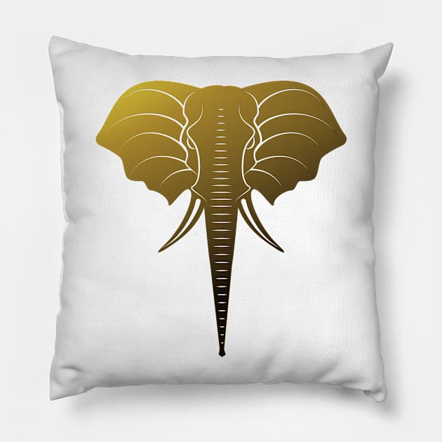 Elephant Style 6 Pillow by Chachivectordesigns 