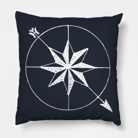 Windrose Pillows Teepublic