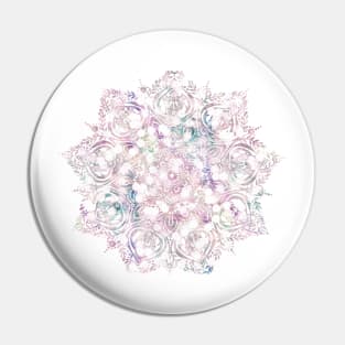 Pretty Metallic Mandala IV Pin