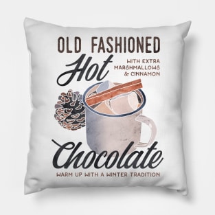 Old Fashioned Hot Chocolate Pillow
