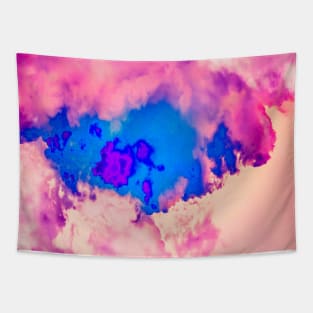 Purple Pink Fluffy Clouds Tapestry