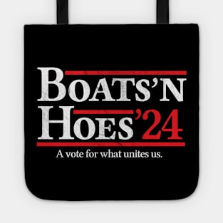 Boats and Hoes 2024 Election Funny Tote