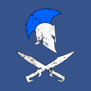 Greek  Warrior Swords and Helmet T-Shirt