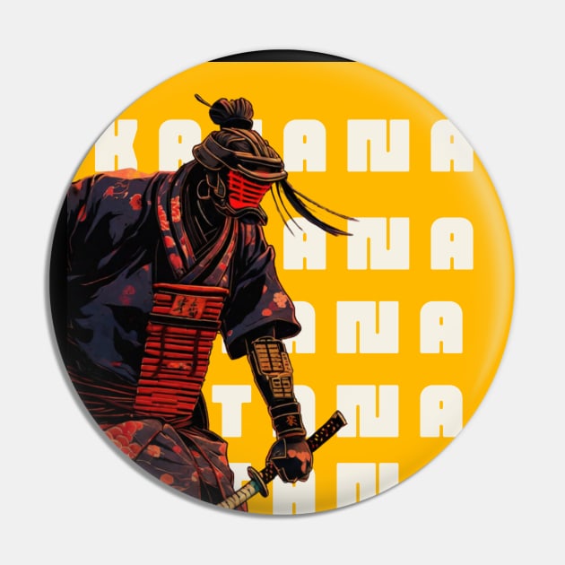 katana samurai Pin by Tanguarts