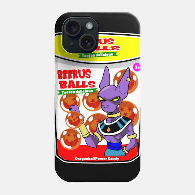 Beerus Balls Phone Case by Spikeani