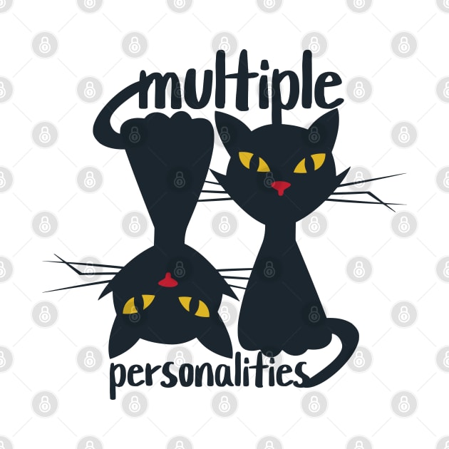 Multiple personalities funny cat by SpaceWiz95