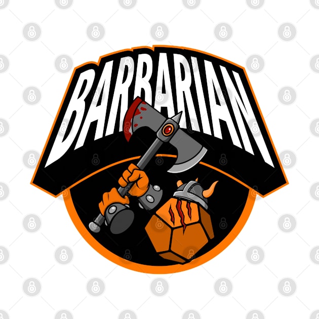 Barbarian D12 by Bazooka Moose Design