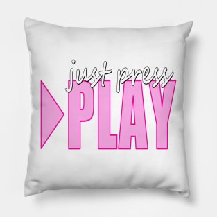 Just Press Play Pillow