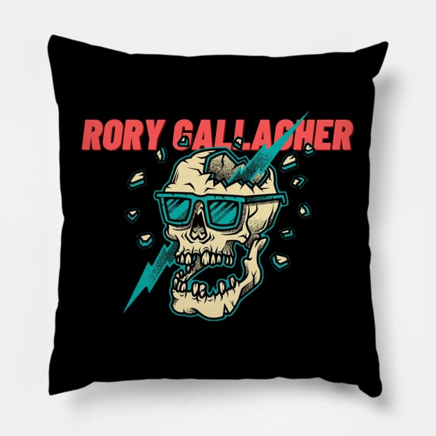 rory Gallagher Pillow by Maria crew