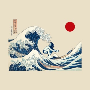 Surfer on the great wave T-Shirt