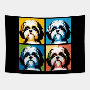 Shih Tzu Pop Art - Dog Lover Gifts Tapestry