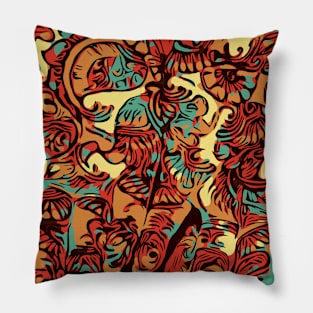 Yoga Pattern mask, gifts Pillow