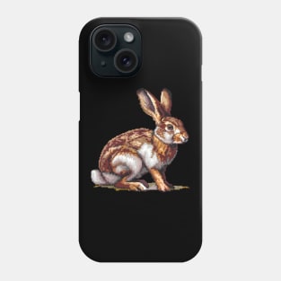 Pixelated Hare Artistry Phone Case