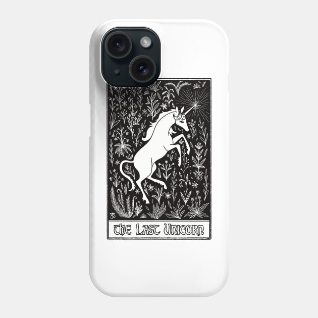 The Last Unicorn Phone Case by Thistle Moon