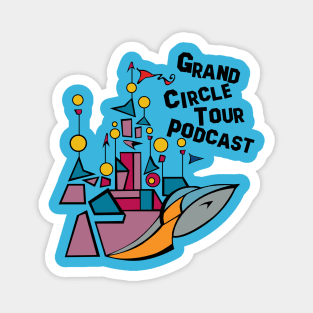 GCT Podcast Mask Blue Magnet