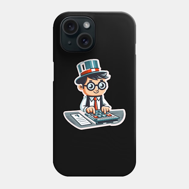 Funny Accountant Phone Case by Create Magnus