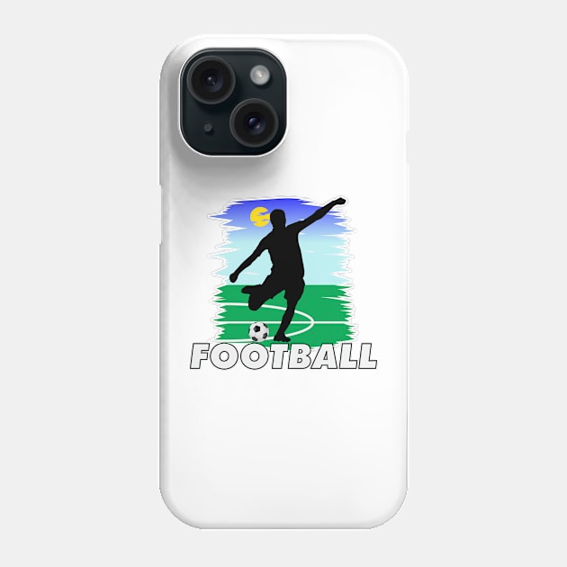 football atacker Phone Case by STARSsoft