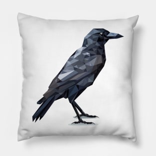 Crow Geometric Pillow