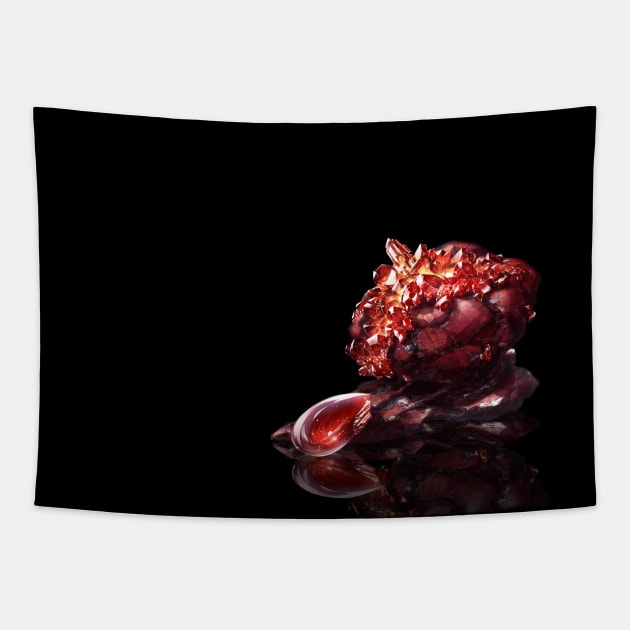 Fantasy Birthstone, January, Garnet Tapestry by cluseller