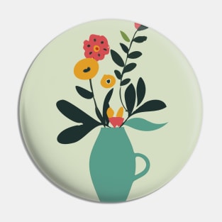 Vase of flowers Pin