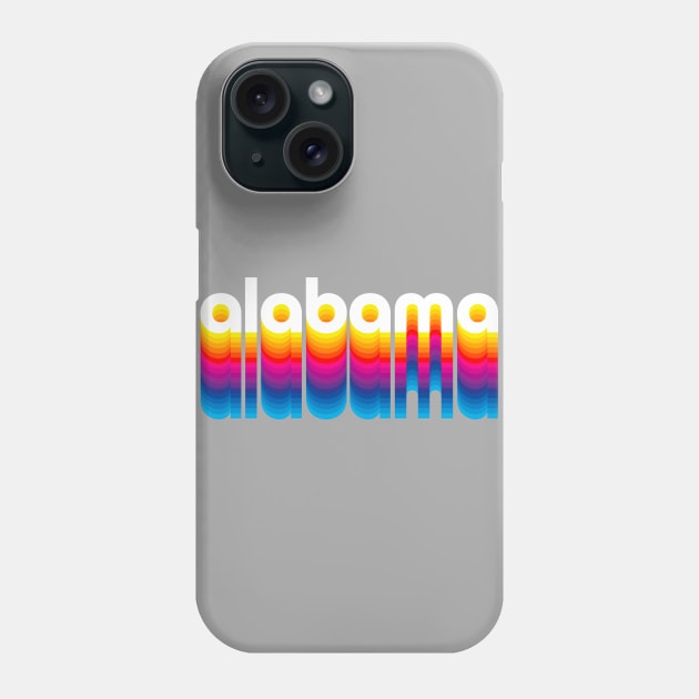 Alabama Pride - I Love Alabama - Vintage Alabama design graphic Phone Case by Vector Deluxe