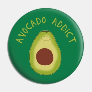 Avocado Addict Pin