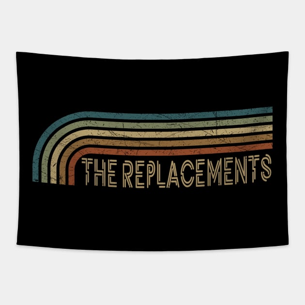 The Replacements Retro Stripes Tapestry by paintallday