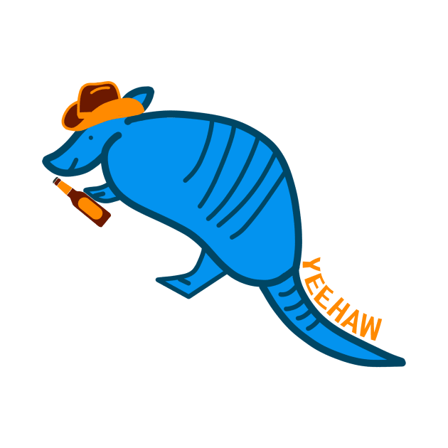 Yeehaw Armadillo by sydlarge18