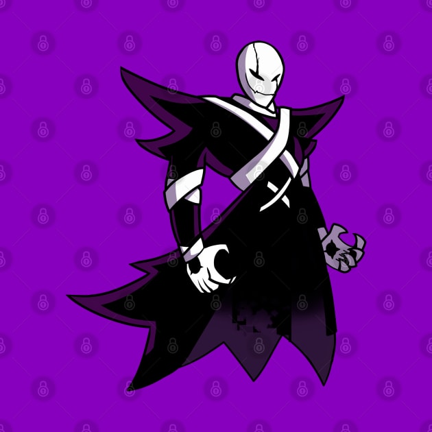 X-Gaster Fnf version Underverse character by Abrek Art